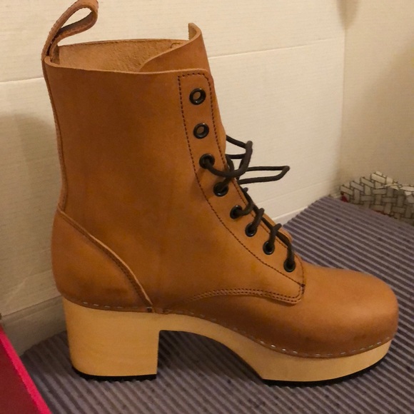 Swedish hasbeens: lace up plateau - Picture 2 of 2